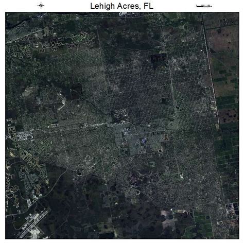 Aerial Photography Map of Lehigh Acres, FL Florida