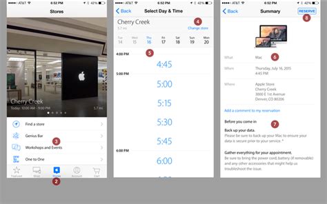 Making an appointment with the Apple Store app | Creative Tech Support
