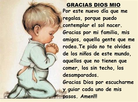 Bonitas Oraciones católicas para niños – Imágenes de Santo Thank You God, Dear God, Cool Words ...