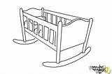 How Draw A Crib  DrawingNow sketch template