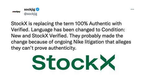 The Internet is in a Frenzy Over StockX Authentication Language Change ...