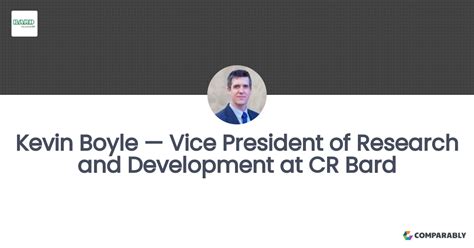 Kevin Boyle — Vice President of Research and Development at CR Bard ...