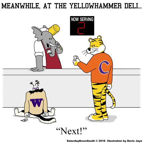 SEC Football Cartoons by Davis Jaye at Coroflot.com