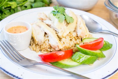 Hainanese Chicken Rice (Singapore Style)