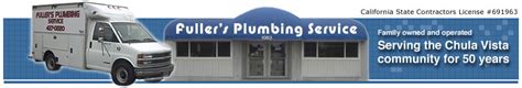 Plumbers Chula Vista Fuller's Plumbing Service inc.