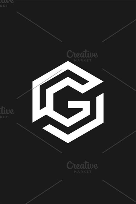 Abstract letter G vector logo icon | G logo design, Vector logo design, Hexagon logo