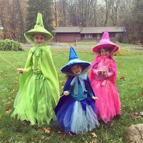 DIY Flora, Fauna and Merryweather. Our very own Fairy Godmothers :) | Halloween | Disfraces ...