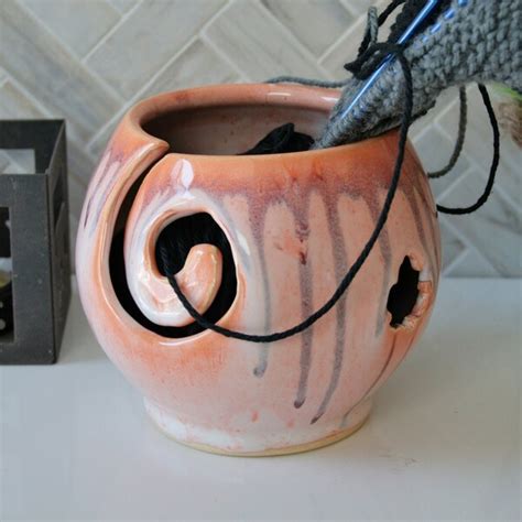 Ceramic Yarn Bowl - Etsy