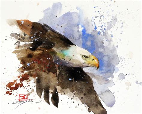 BALD EAGLE | Eagle painting, Watercolor bird, Eagle art