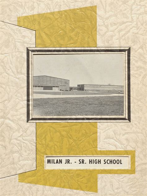 1968 yearbook from Milan High School from Milan, Indiana