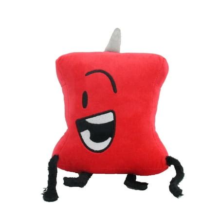 NETSENG Plush Toy, Cute Cartoon Mini Bfdi Plush Leafy Flower Fire Teardrop Small Soft Stuffed ...