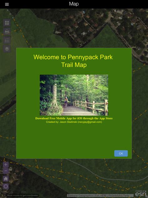 App Shopper: Pennypack Park Trail Map (Navigation)