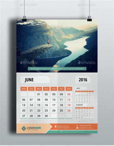 Sample Office Calendar Template -9+ Download Documents in PSD | Calendar template, Office ...