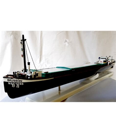 Cargo Boat Blueprint Brussow | Berlin Ship Model - Bobatoshipmodels