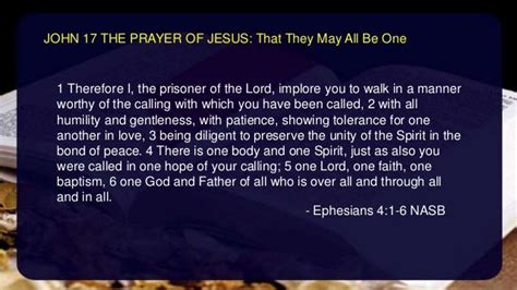 John 17 the prayer of jesus pm