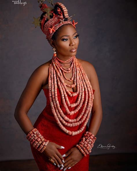 This Edo Beauty Look is All the SAUCE you Need on your Big Day | Wedding attire for women ...