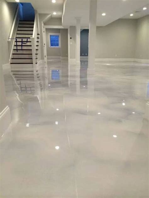 White Epoxy Basement Floor – Flooring Tips