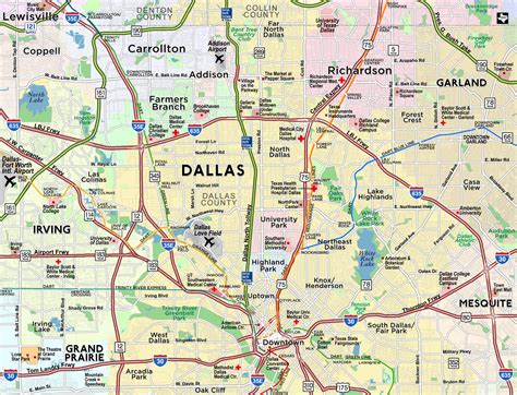 Dallas Metro Area Map - Map Of Israel And Palestine