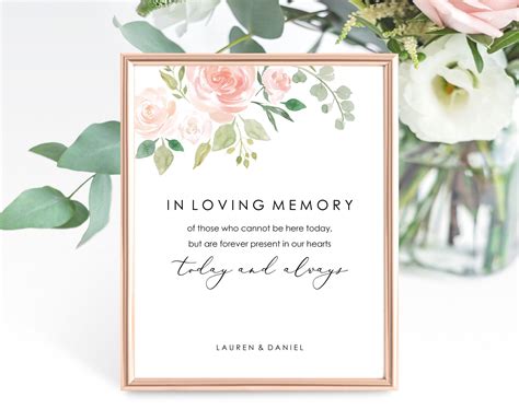 In Loving Memory Templates Free - Printable Templates Free
