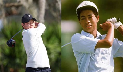 How good is Charlie Woods? Comparing 13-year-old Tiger Woods to Charlie