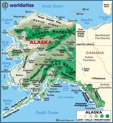 Alaska Mountain Ranges Map - Share Map