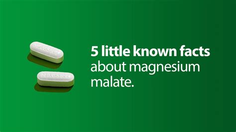 5 Little Known Facts About Magnesium Malate