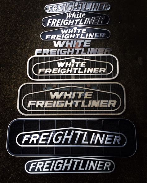 Part of my White Freightliner, Freightliner emblem collection. | Freightliner trucks ...