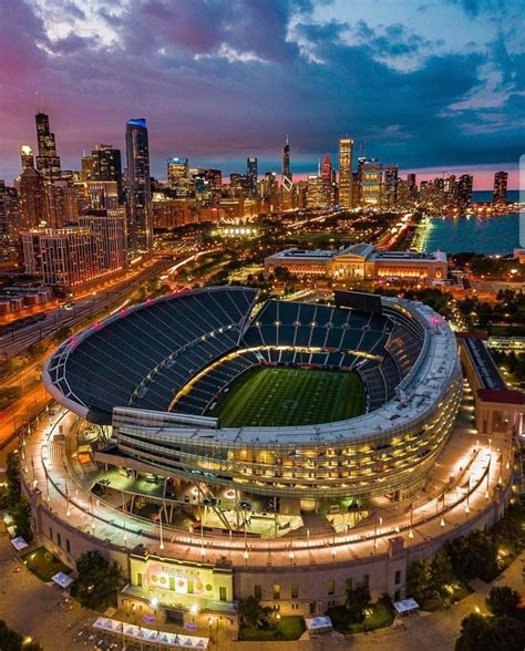 Soldier Field - Home of the Chicago Bears | Chicago bears, Chicago ...