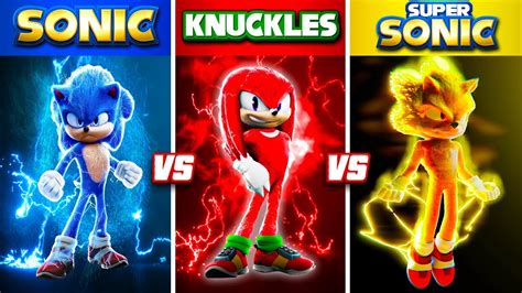 Super Knuckles Vs Super Sonic