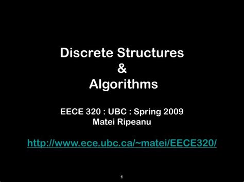 PPT - Discrete Structures & Algorithms PowerPoint Presentation, free download - ID:473051