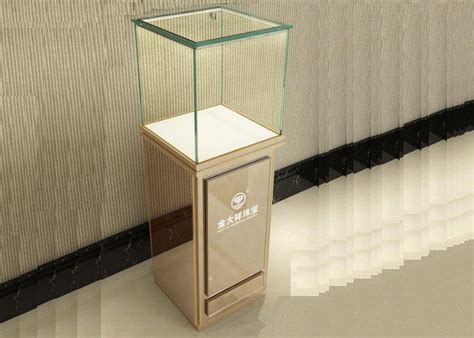 Modern Jewelry Glass Display Cabinet With Lights , Retail Jewelry ...