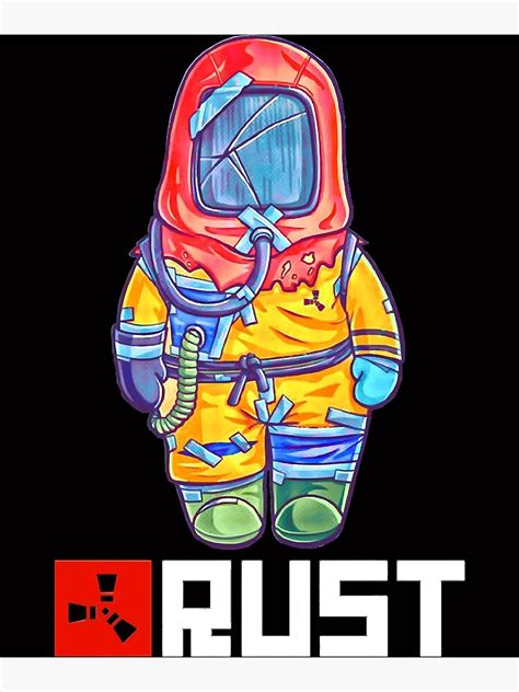 "Rust Game Hazmat Suit" Poster for Sale by donaventeri | Redbubble