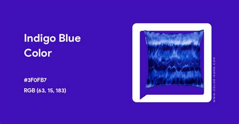 Indigo Blue Color Codes The Hex Rgb And Cmyk Values