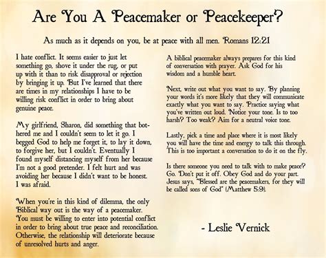 Peacemaker VS Peacekeeper | Peacemaker quotes, Fast and pray, Christian ...