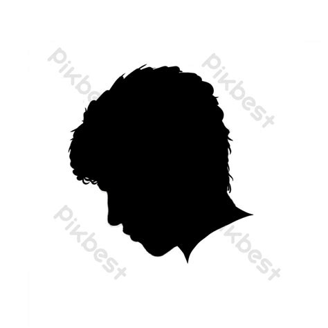 Male Profile Silhouette PNG Images | PSD Free Download - Pikbest