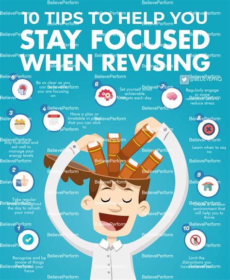 10 tips to help you stay focused whilst revising - BelievePerform - The ...