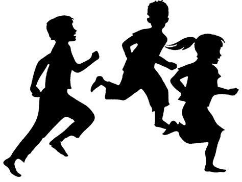 Silhouette Child Running Clip art - Silhouette png download - 1024*772 - Free Transparent ...