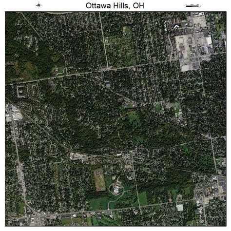 Aerial Photography Map of Ottawa Hills, OH Ohio