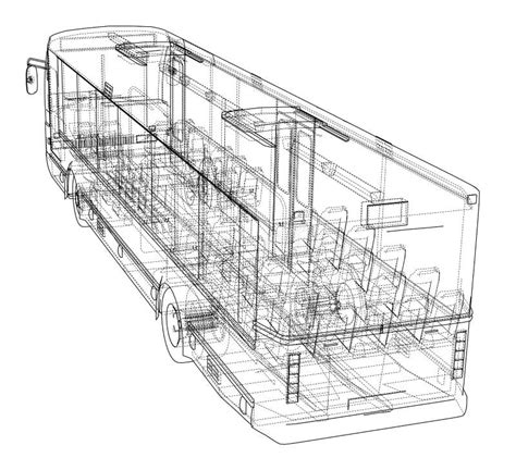 Blueprint School Bus Stock Illustrations – 78 Blueprint School Bus ...