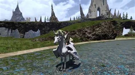 FFXIV Pegasus Mount - YouTube