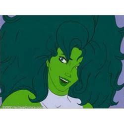 Original Animation Art from The Incredible Hulk Cartoon - She-Hulk (New World Entertainment, 1996...