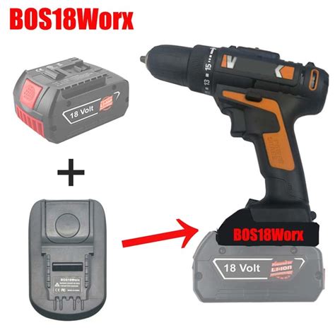 Bosch to Worx 4-PIN Battery Adapter - Powuse