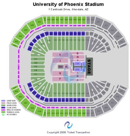 University Of Phoenix Stadium Tickets and University Of Phoenix Stadium Seating Chart - Buy ...