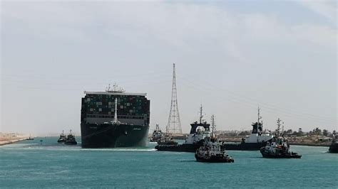 Suez Canal reopens to traffic as stuck supertanker finally floats off