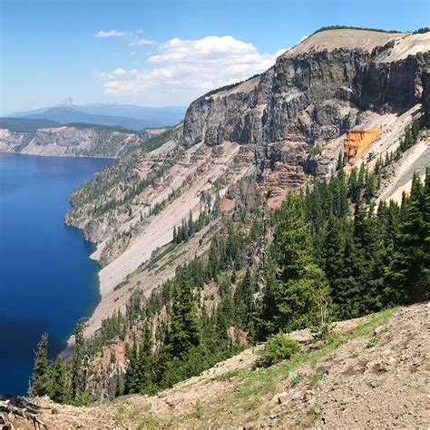 Pumice Castle On Redcloud Cliff In Crater Lake National Park