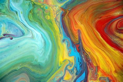 Flows of Fluid Colours | This is a detail image from one of … | Flickr