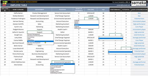 9 Box Grid Excel Template [Free Download]