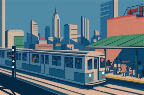 New York Subway Drawing