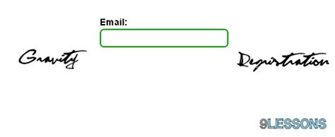 Gravity Registration Form with Jquery