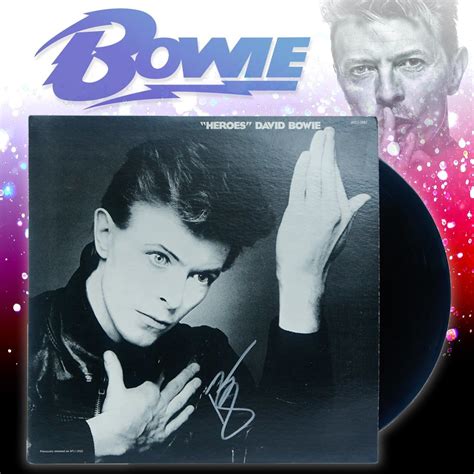 David Bowie Signed 'heroes' Album Auction